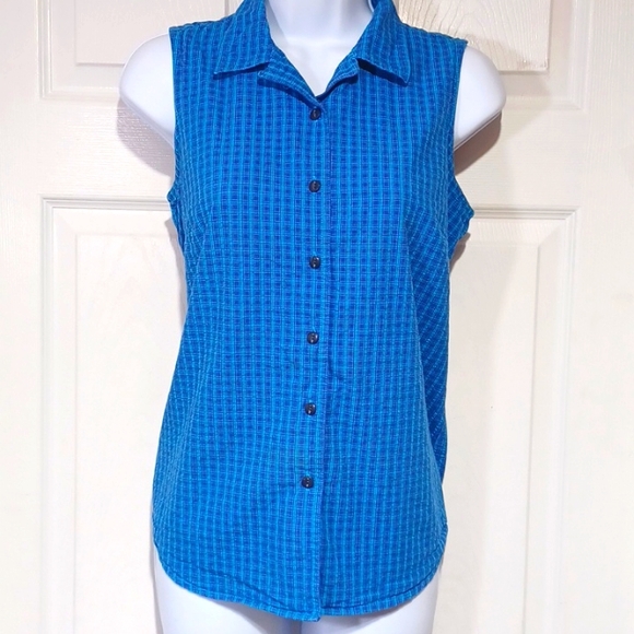 Eddie Bauer Tops - Eddie Bauer sleeveless buttonup top